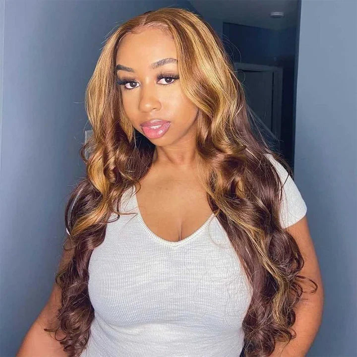 Cacaolux Honey Blonde Highlight P4/27 Color Body Wave 13x4 Front Lace Human Hair Wigs 150% DensityCacaolux Honey Blonde Highlight P4/27 Color Body Wave 13x4 Front Lace Product Details





Wig Style
13x4 Front Lace Wig


Hair Texture
Body Wave


Density
150%


Wig Lengths
20-28 Inches


Hair Material
100% Virgin Hair From One DonorwigsElegance BeautyCacaoLuxHair